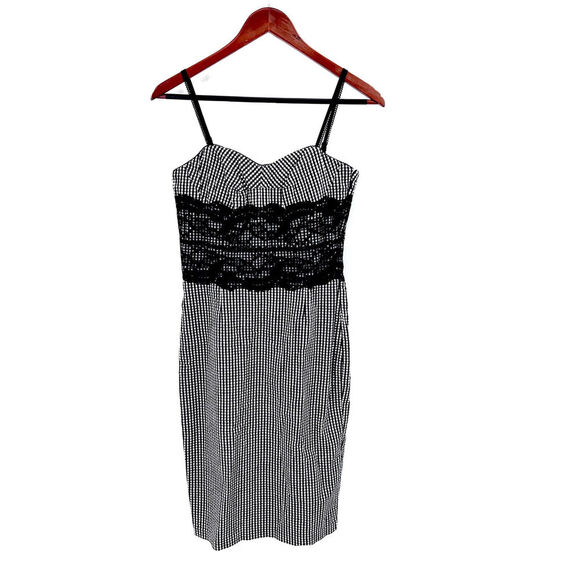 GUESS Gingham Check Summer Tank Dress Sundress - Picture 1 of 6